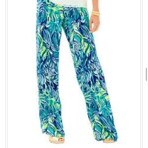 Lilly Pulitzer beach palazzo pant